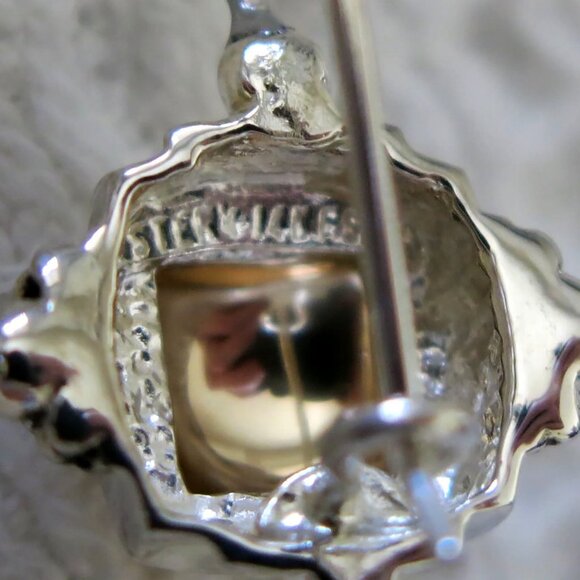 Joseph Esposito ESPO Sterling Signatures 14KT Gold + Silver Dangle Earrings - Picture 14 of 16